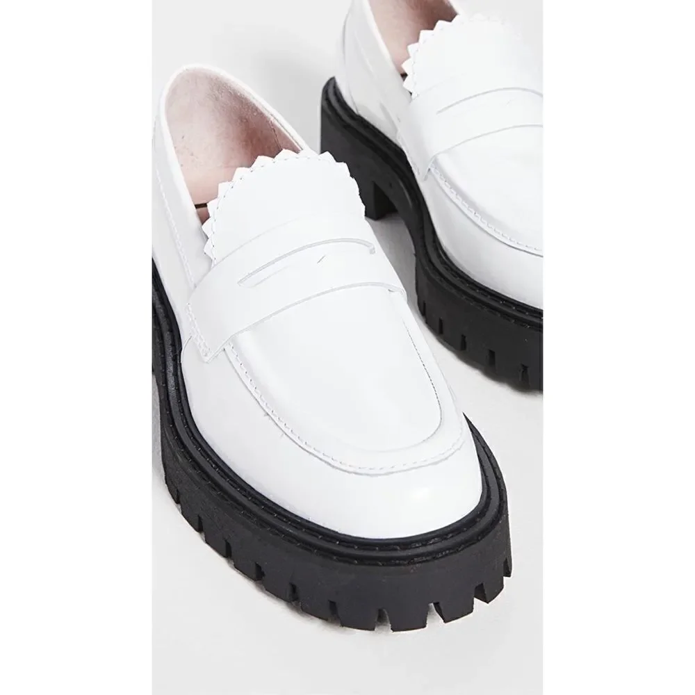 LAST Matter white Leather Loafers EU40